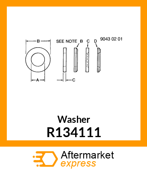 Washer R134111