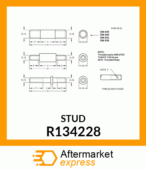 STUD R134228