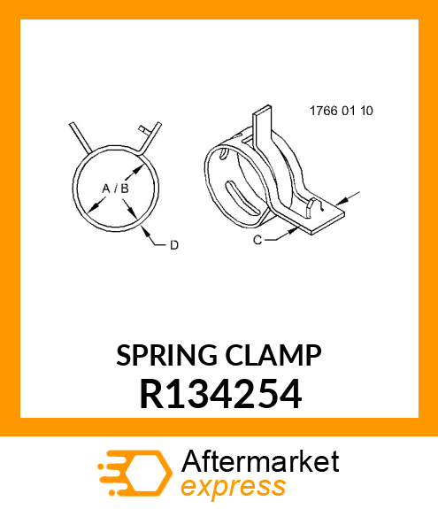 CLAMP, HOSE R134254