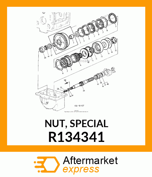 NUT, SPECIAL R134341