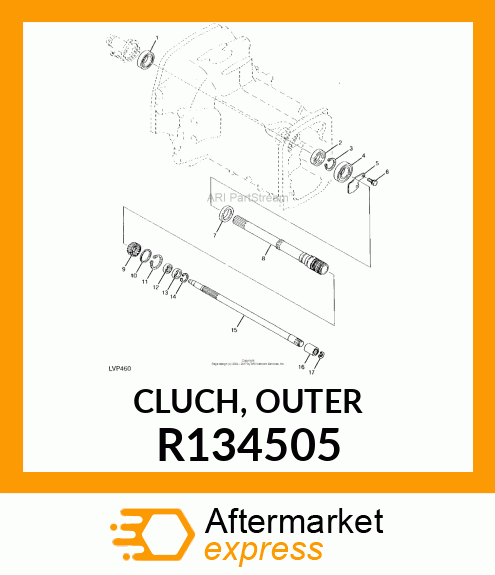 CLUCH, OUTER R134505