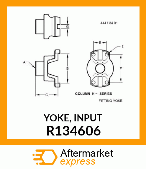 YOKE, INPUT R134606