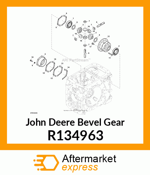 BEVEL GEAR, BEVEL GEAR, DIFFERENTIA R134963