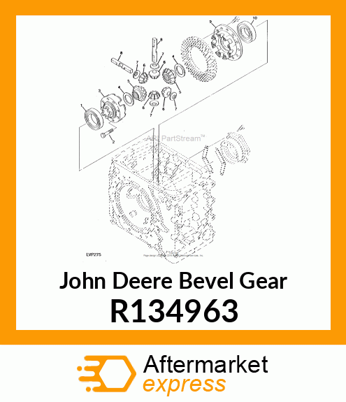 BEVEL GEAR, BEVEL GEAR, DIFFERENTIA R134963