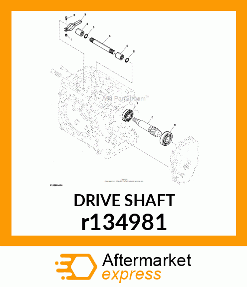 DRIVE SHAFT r134981