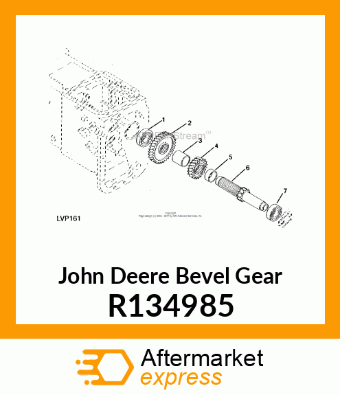 BEVEL GEAR, BEVEL GEAR, 50T R134985