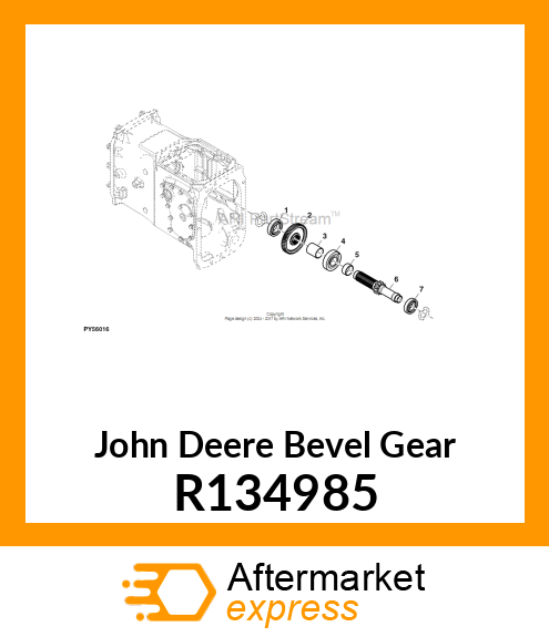 BEVEL GEAR, BEVEL GEAR, 50T R134985