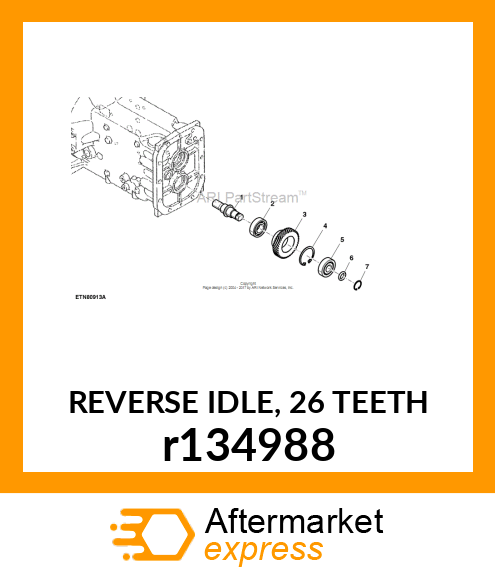 REVERSE IDLE, 26 TEETH r134988