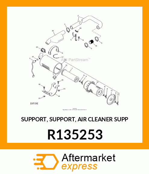 SUPPORT, SUPPORT, AIR CLEANER SUPP R135253