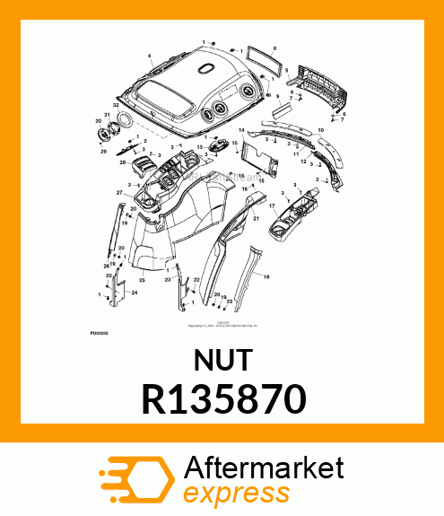 NUT, SPECIAL (M6 TINNERMAN) R135870