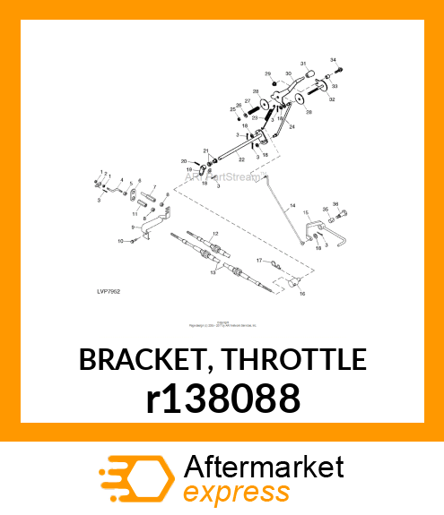 BRACKET, THROTTLE r138088