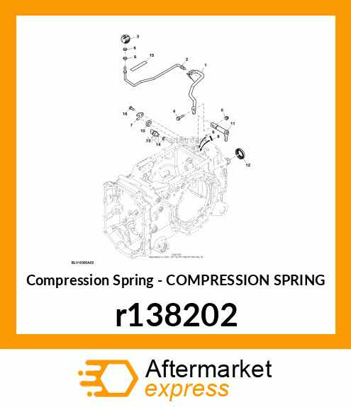 SPRING, SHIFT FORK SHAFT DETENTS r138202