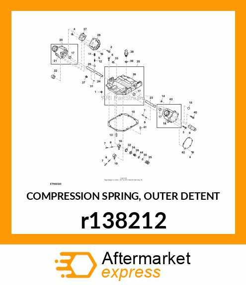 COMPRESSION SPRING, OUTER DETENT r138212