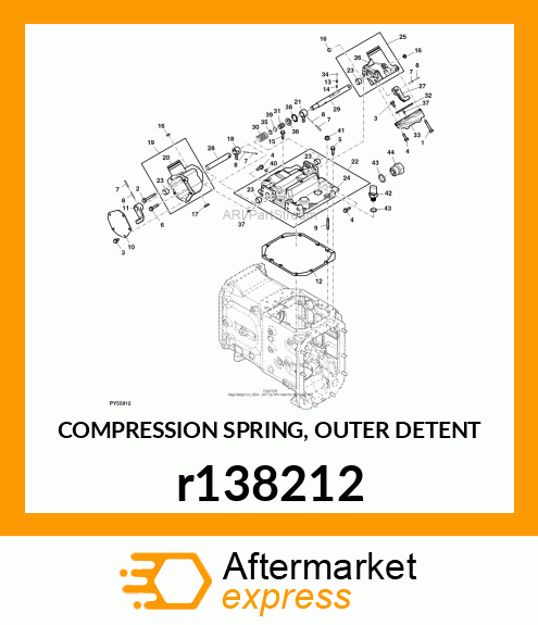 COMPRESSION SPRING, OUTER DETENT r138212