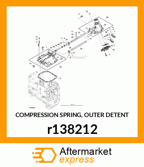 COMPRESSION SPRING, OUTER DETENT r138212