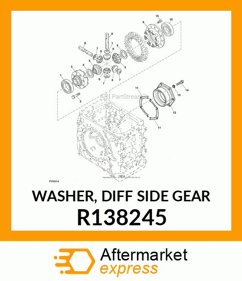 WASHER, DIFF SIDE GEAR R138245