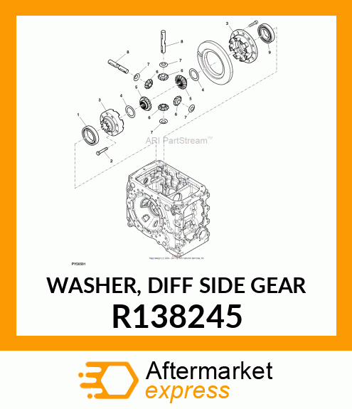 WASHER, DIFF SIDE GEAR R138245