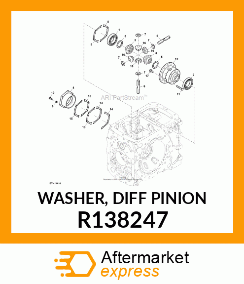 WASHER, DIFF PINION R138247