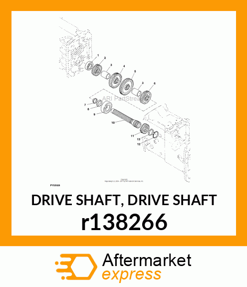 DRIVE SHAFT, DRIVE SHAFT r138266