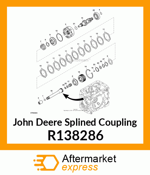 COUPLING, PTO R138286