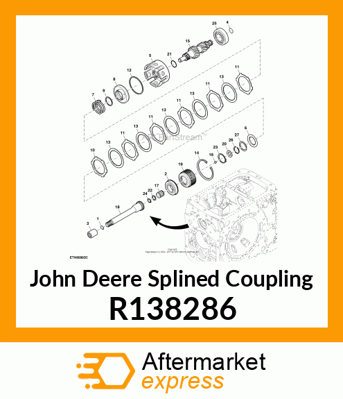 COUPLING, PTO R138286