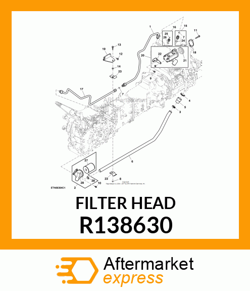 FILTER HEAD R138630