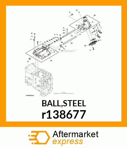 BALL,STEEL r138677