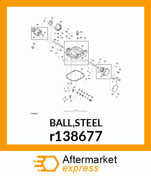 BALL,STEEL r138677