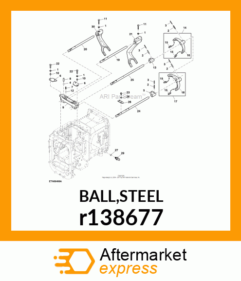 BALL,STEEL r138677