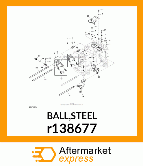 BALL,STEEL r138677