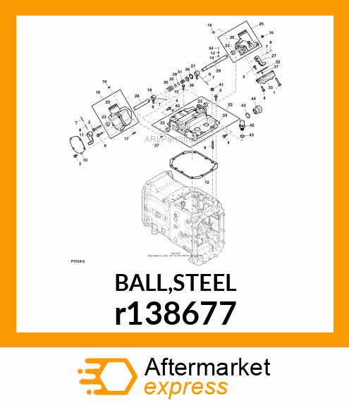 BALL,STEEL r138677