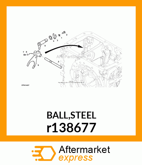 BALL,STEEL r138677