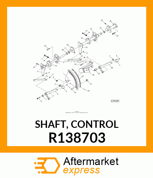 SHAFT, CONTROL R138703