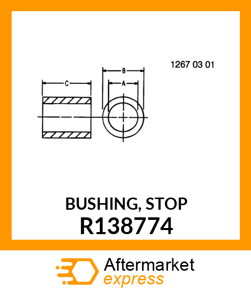 BUSHING, STOP R138774