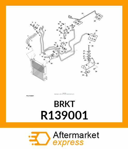 BRACKET, BRACKET R139001