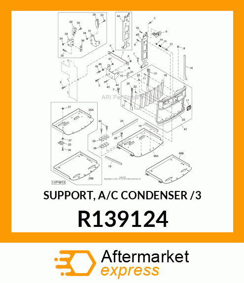 SUPPORT, A/C CONDENSER /3 R139124