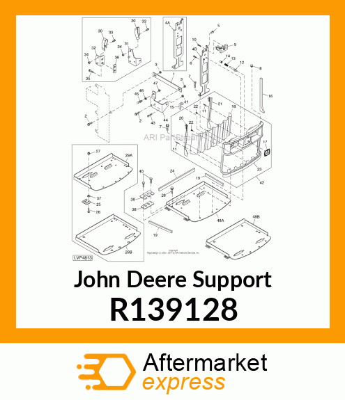 SUPPORT, BATTERY /3 R139128