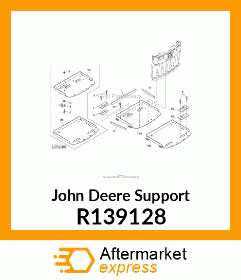 SUPPORT, BATTERY /3 R139128