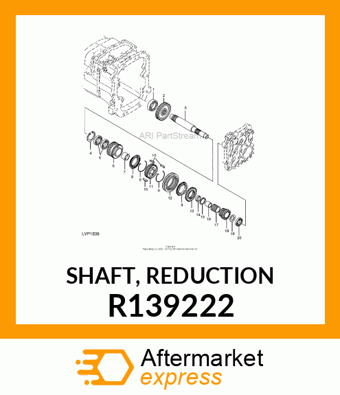 SHAFT, REDUCTION R139222