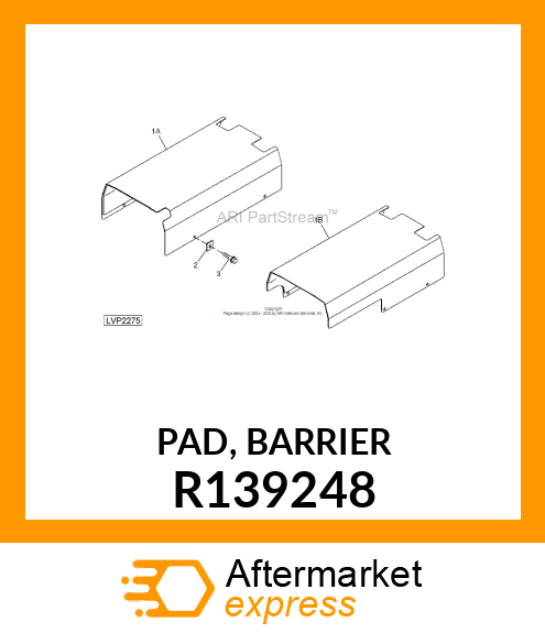 PAD, BARRIER R139248