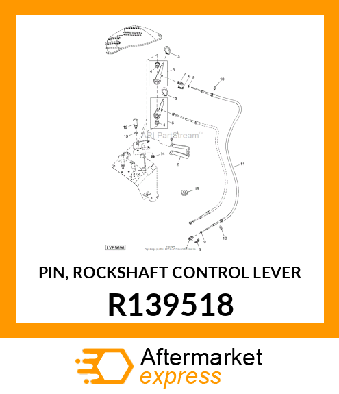 PIN, ROCKSHAFT CONTROL LEVER R139518