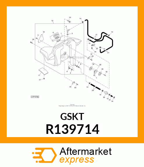 GASKET, FUEL CAP R139714