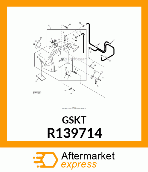 GASKET, FUEL CAP R139714