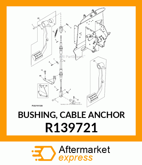 BUSHING, CABLE ANCHOR R139721