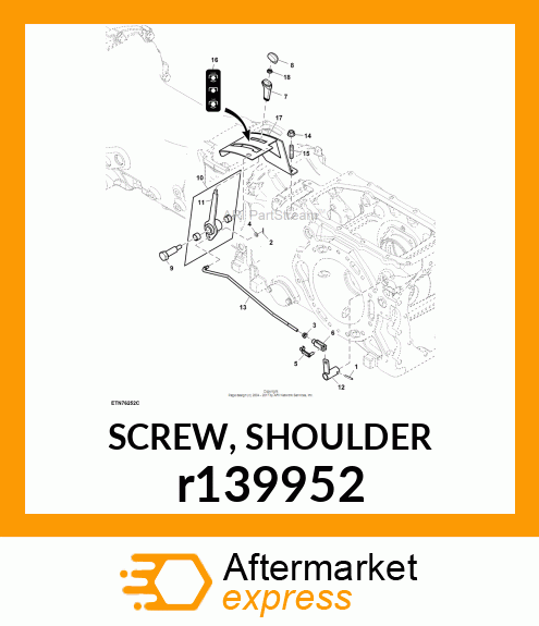 SCREW, SHOULDER r139952