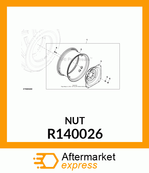 NUT, NUT, SPECIAL R140026