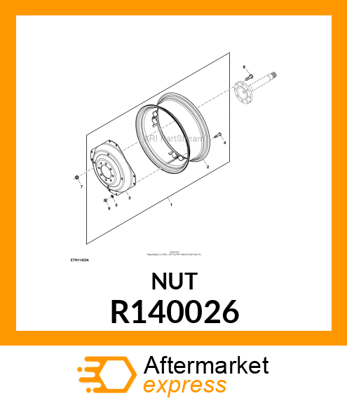 NUT, NUT, SPECIAL R140026