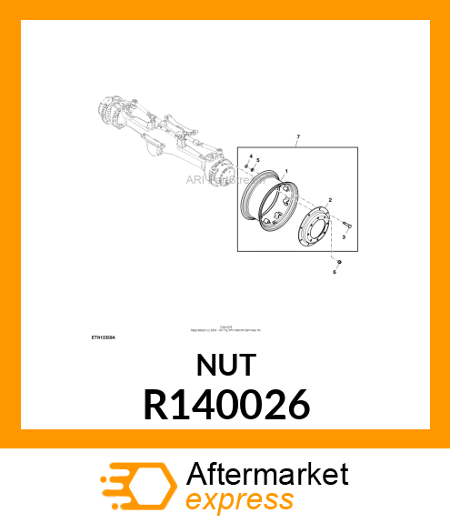 NUT, NUT, SPECIAL R140026