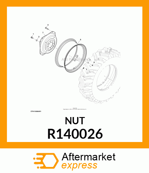 NUT, NUT, SPECIAL R140026