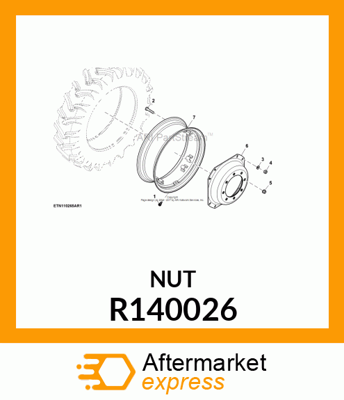 NUT, NUT, SPECIAL R140026